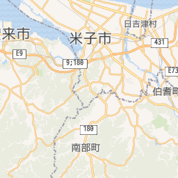 ＪＲ境線（米子〜境港） 緯度経度・地点一覧 : 路線図