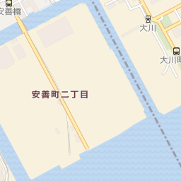 JR鶴見線(安善〜大川) 駅の緯度経度・地点一覧 : 路線図 - 100